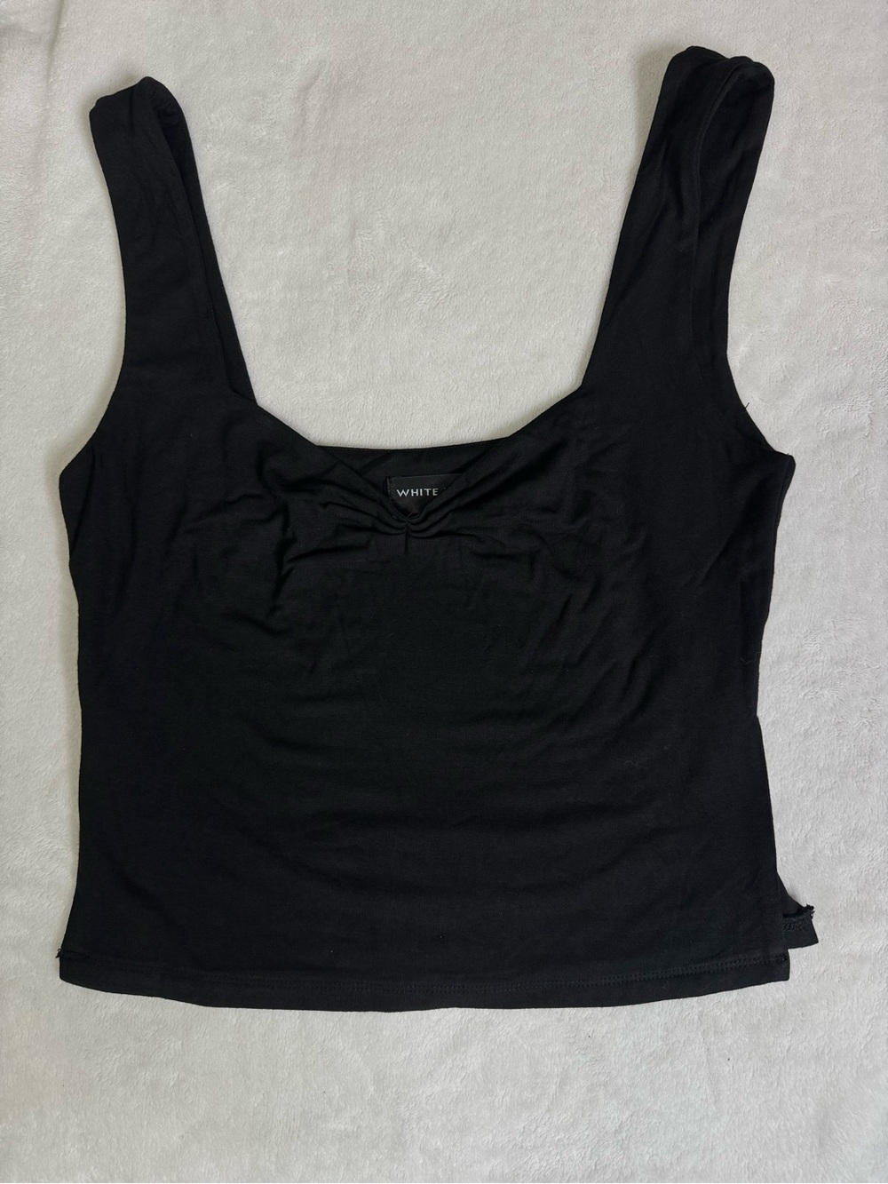 White Fox Take Off Cropped Tank